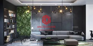 نمونه‌های مختلف نورپردازی شامل نور مستقیم، غیرمستقیم و تزئینی