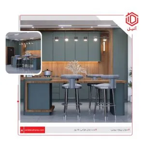 اجرای کابینت هایگلاس در پروین اصفهان | پروژه آنیل دکو هوم