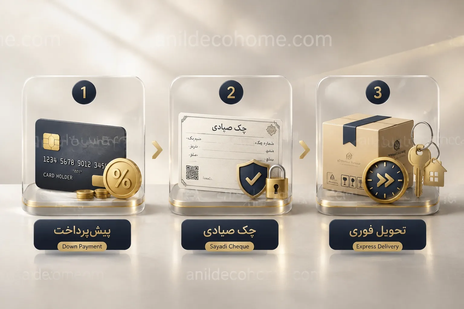 شرایط اجرای کابینت اقساطی با چک صیادی در اصفهان